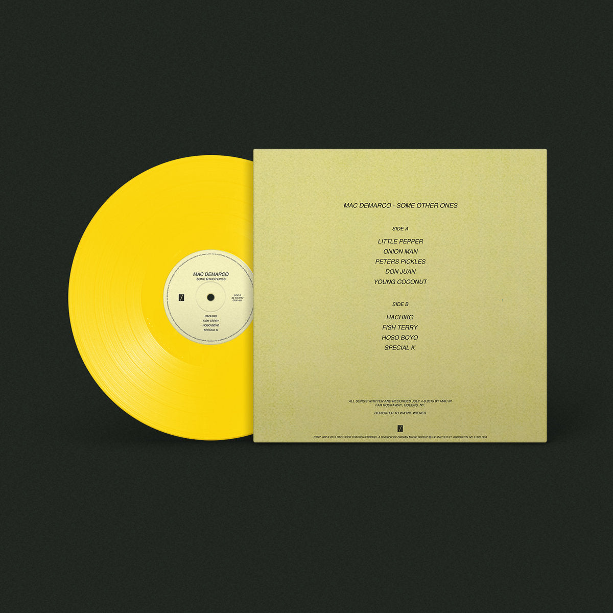 Mac DeMarco - Some Other Ones (Canary Yellow) Vinyl LP