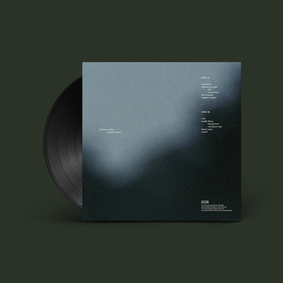 Adrianne Lenker - Bright Future (Sort) Vinyl LP