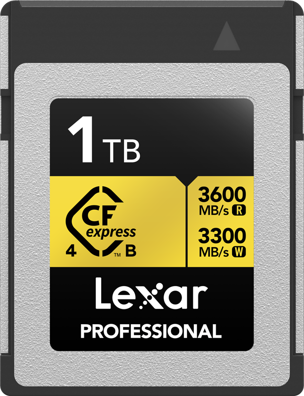 Lexar CFexpress 4.0 Pro Gold R3600/W3300 1TB hukommelseskort