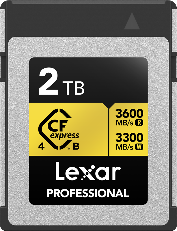 Lexar CFexpress 4.0 Pro Gold R3600/W3300 2TB hukommelseskort