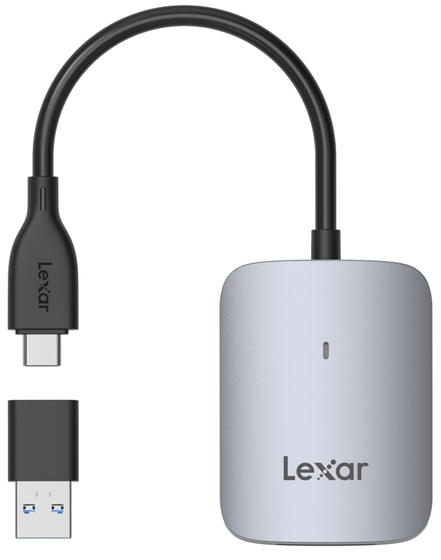 Lexar CFexpress Type A kortlæser (LRW515U) (USB-A / USB-C)