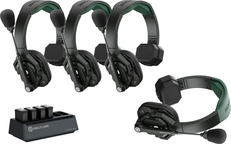 Hollyland Solidcom SE Pro trådløst intercom-system (4 headsets)