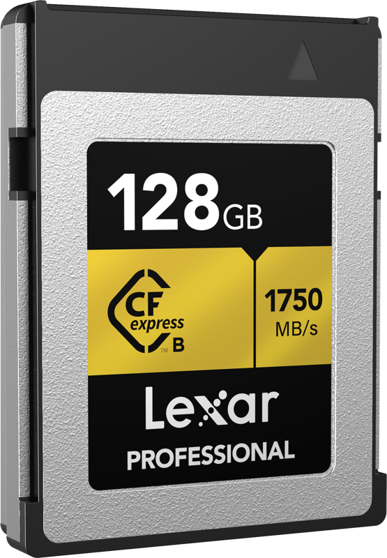 Lexar CFexpress Pro Gold R1750/W1500 128GB hukommelseskort