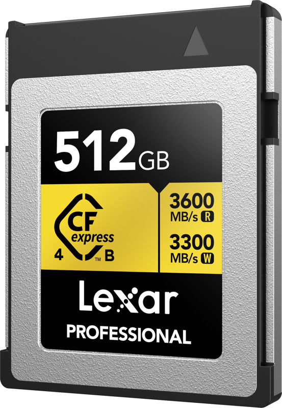 Lexar CFexpress 4.0 Pro Gold R3600/W3300 512GB hukommelseskort