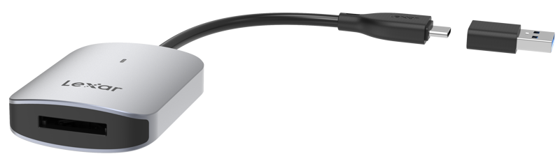 Lexar CFexpress Type A Card Reader (LRW515U) (USB-A / USB-C)