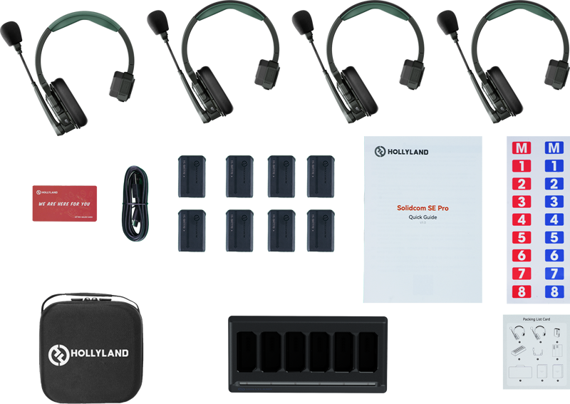 Hollyland Solidcom SE Pro (4 Headsets)