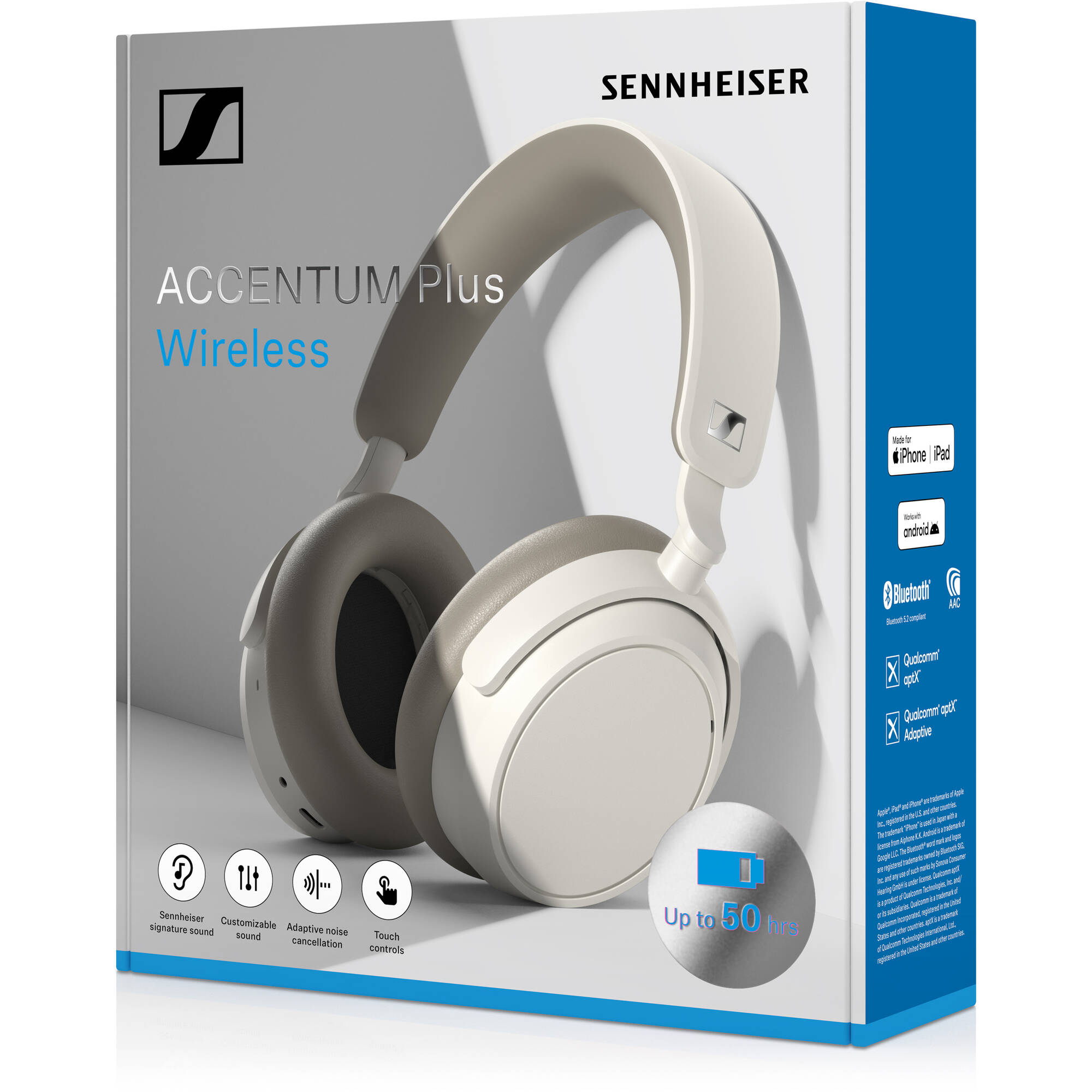 Sennheiser Accentum Plus Trådløs (Hvid) 