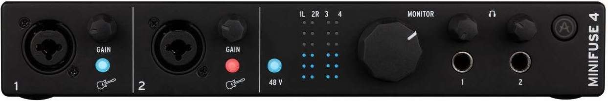 Arturia MiniFuse 4 (Sort)