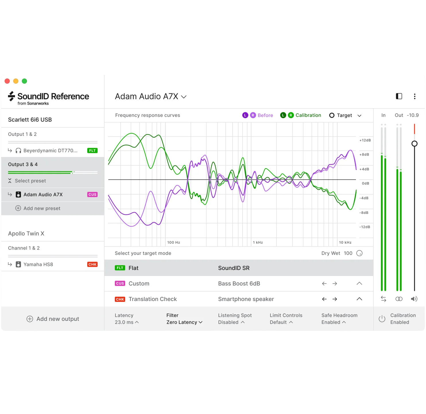 Sonarworks SoundID-reference til højttalere og hovedtelefoner
