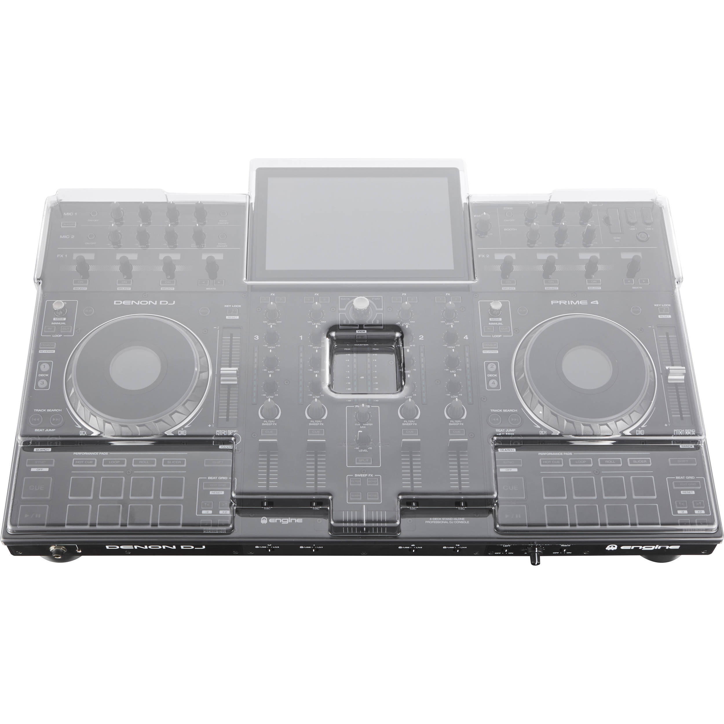 Decksaver Denon DJ Prime 4 / Prime 4+ Cover