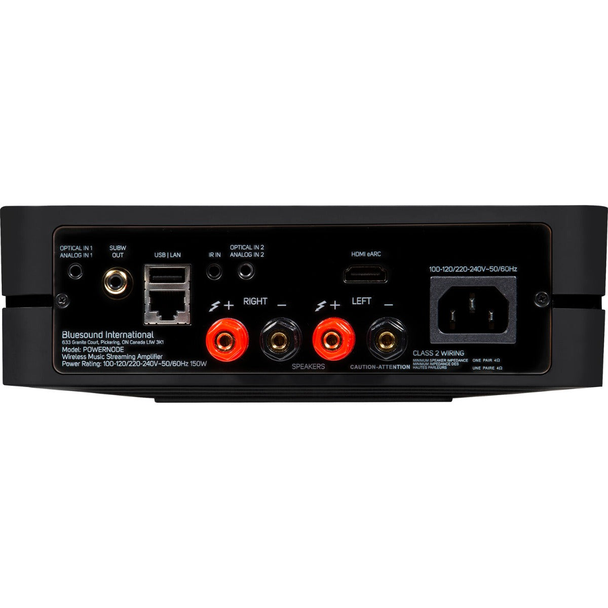 Bluesound PowerNode (2021 Version, Black)