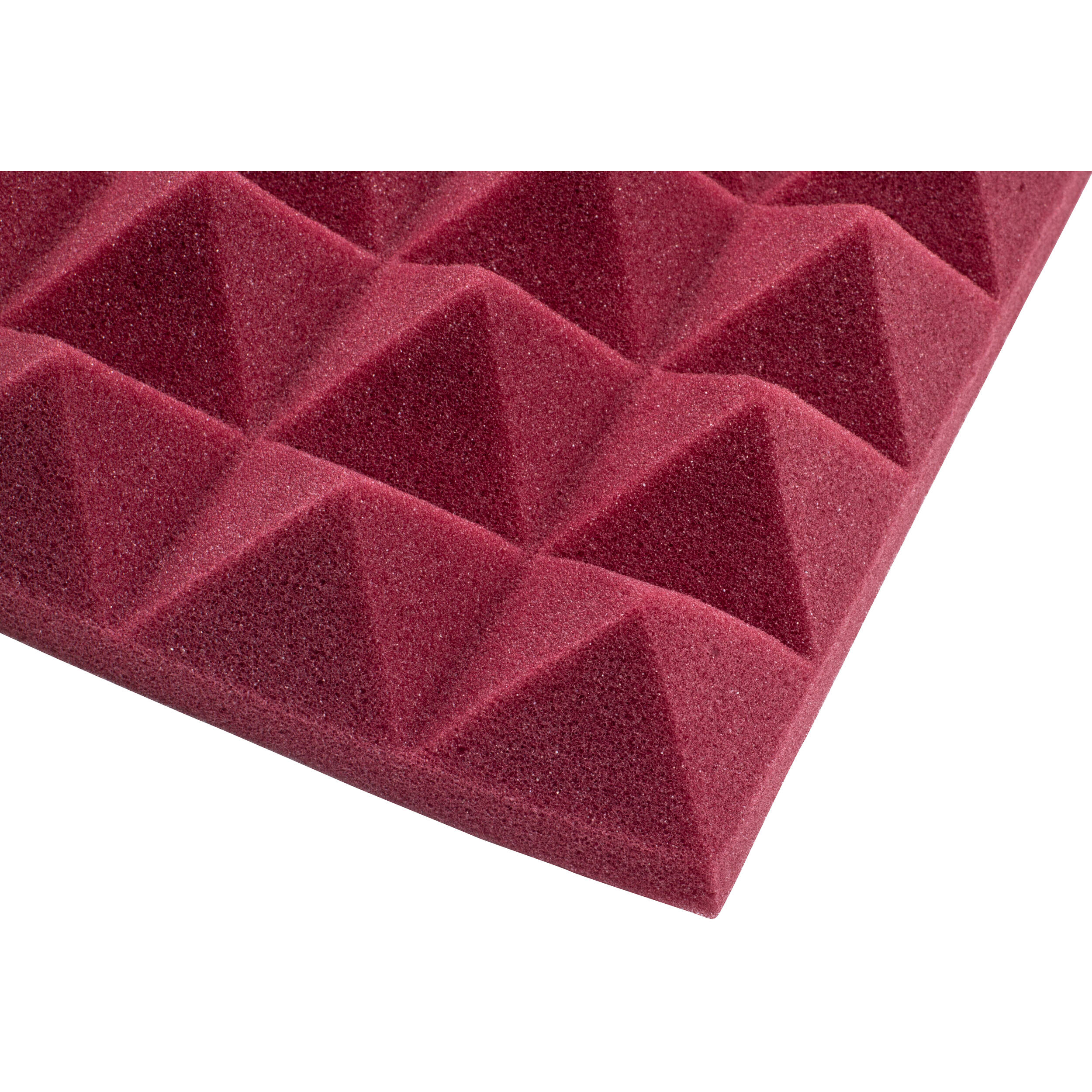 Gator akustisk pyramidepanel 12x12" (bordeaux, 4 stk.)