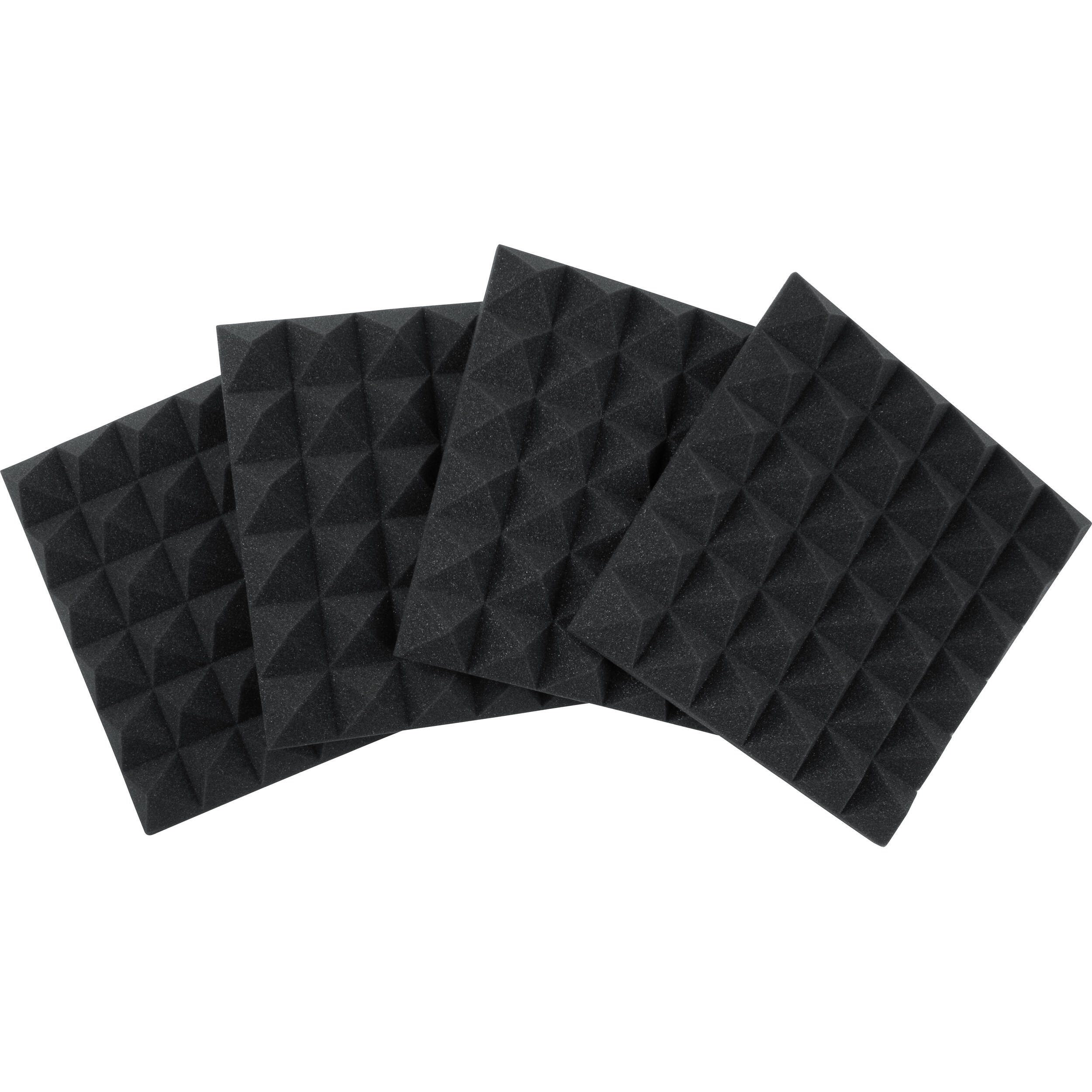 Gator akustisk pyramidepanel 12x12" (kul, 4 stk.)