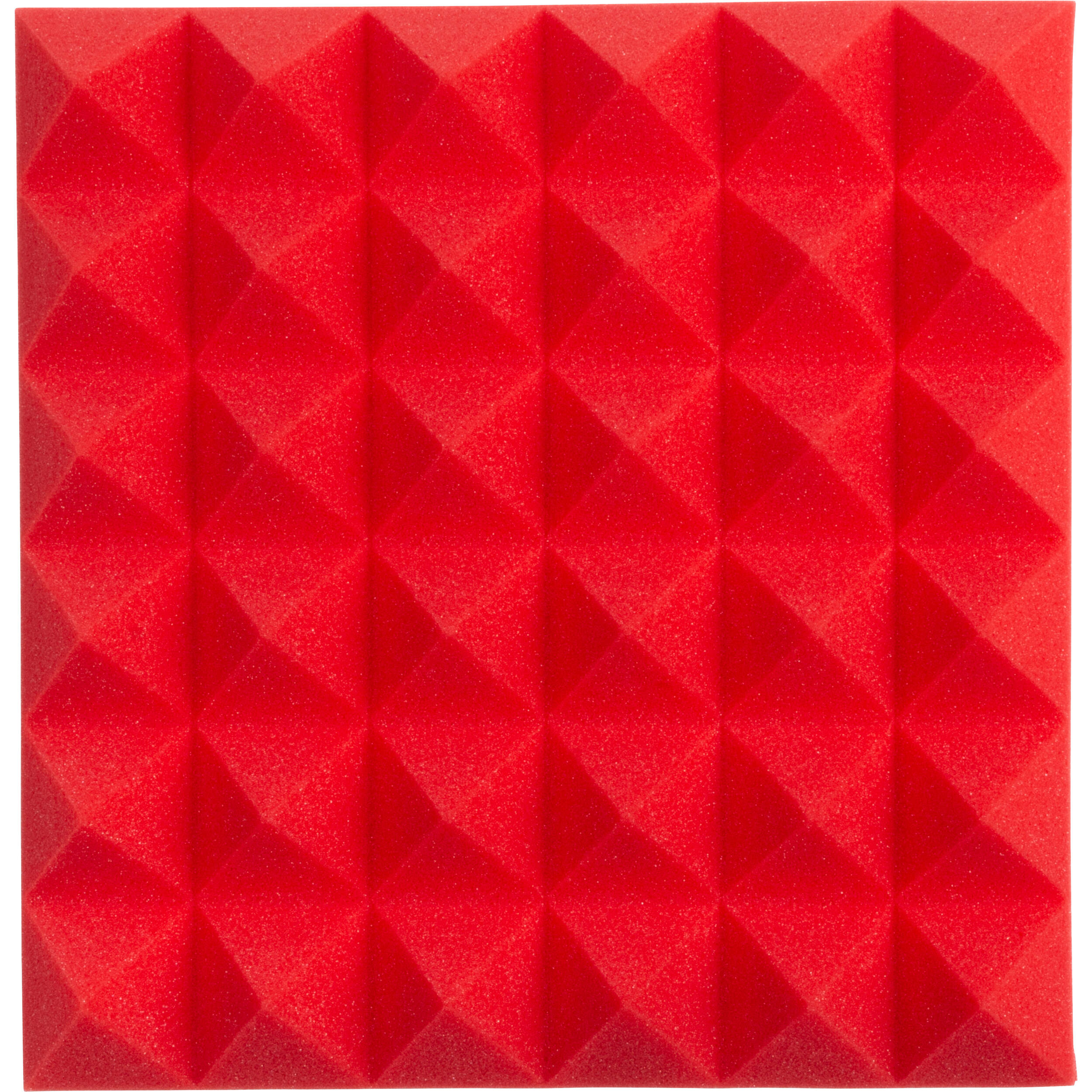 Gator akustisk pyramidepanel 12x12" (rød, 4 stk.)