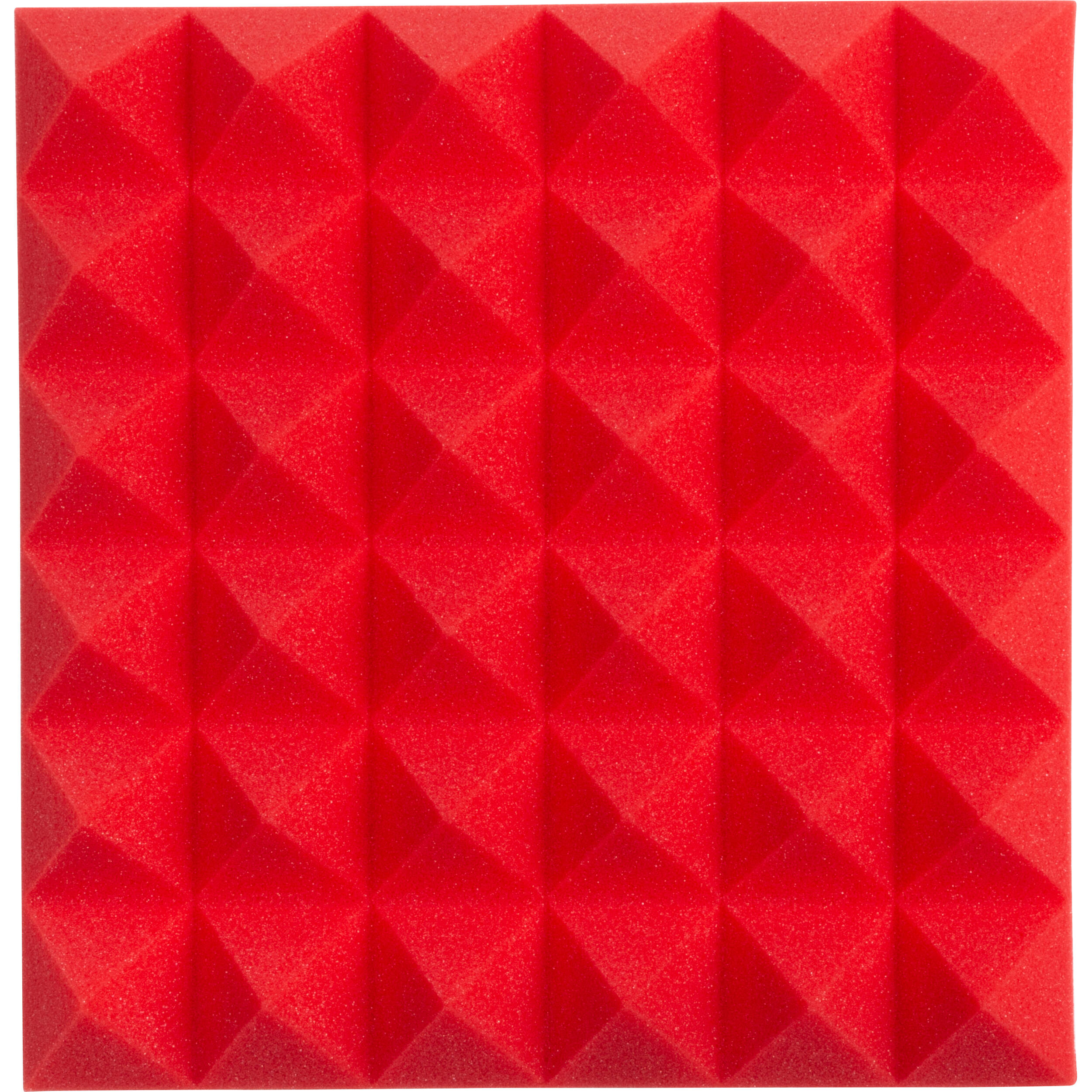 Gator akustisk pyramidepanel 12x12" (rød, 8 stk.)