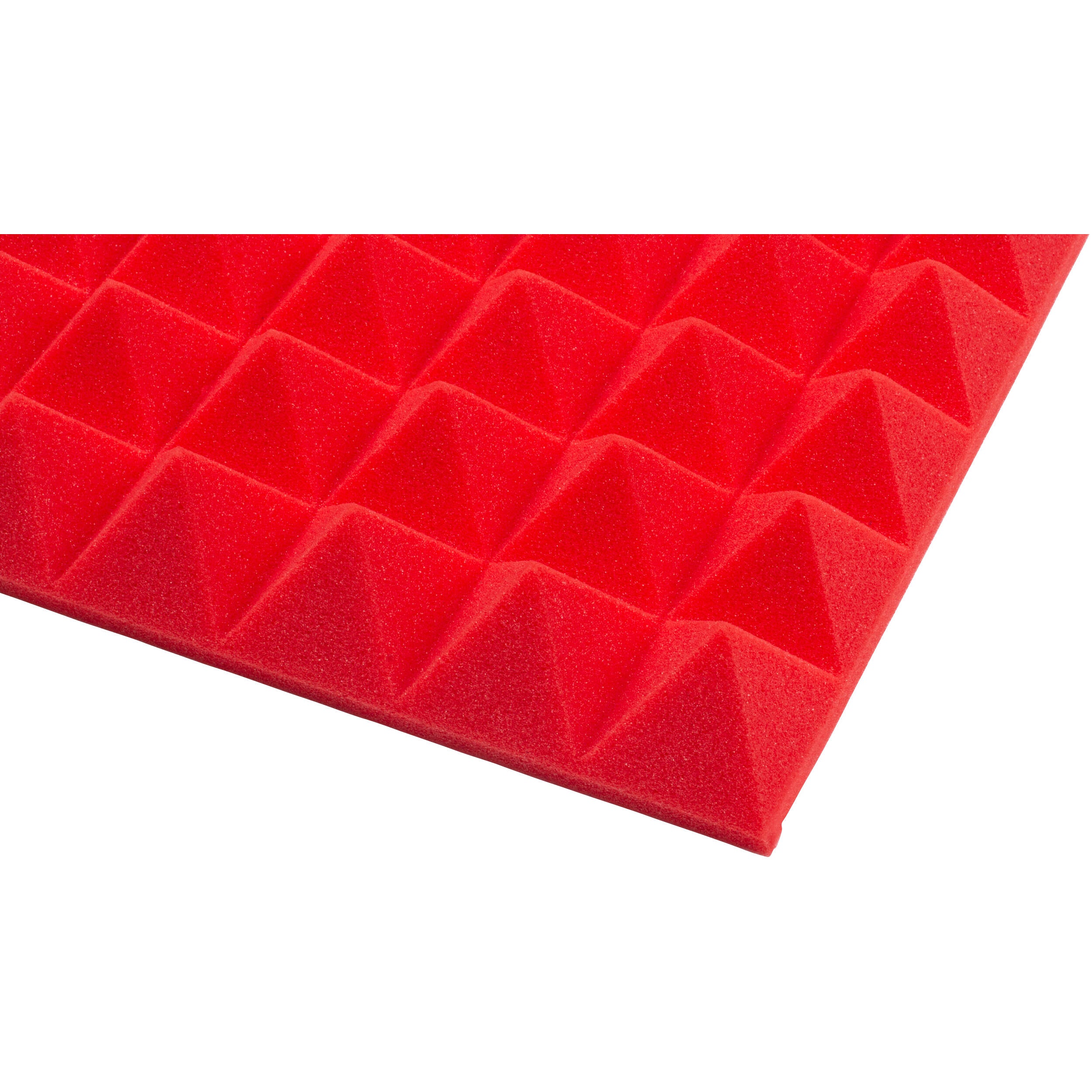 Gator akustisk pyramidepanel 12x12" (rød, 8 stk.)
