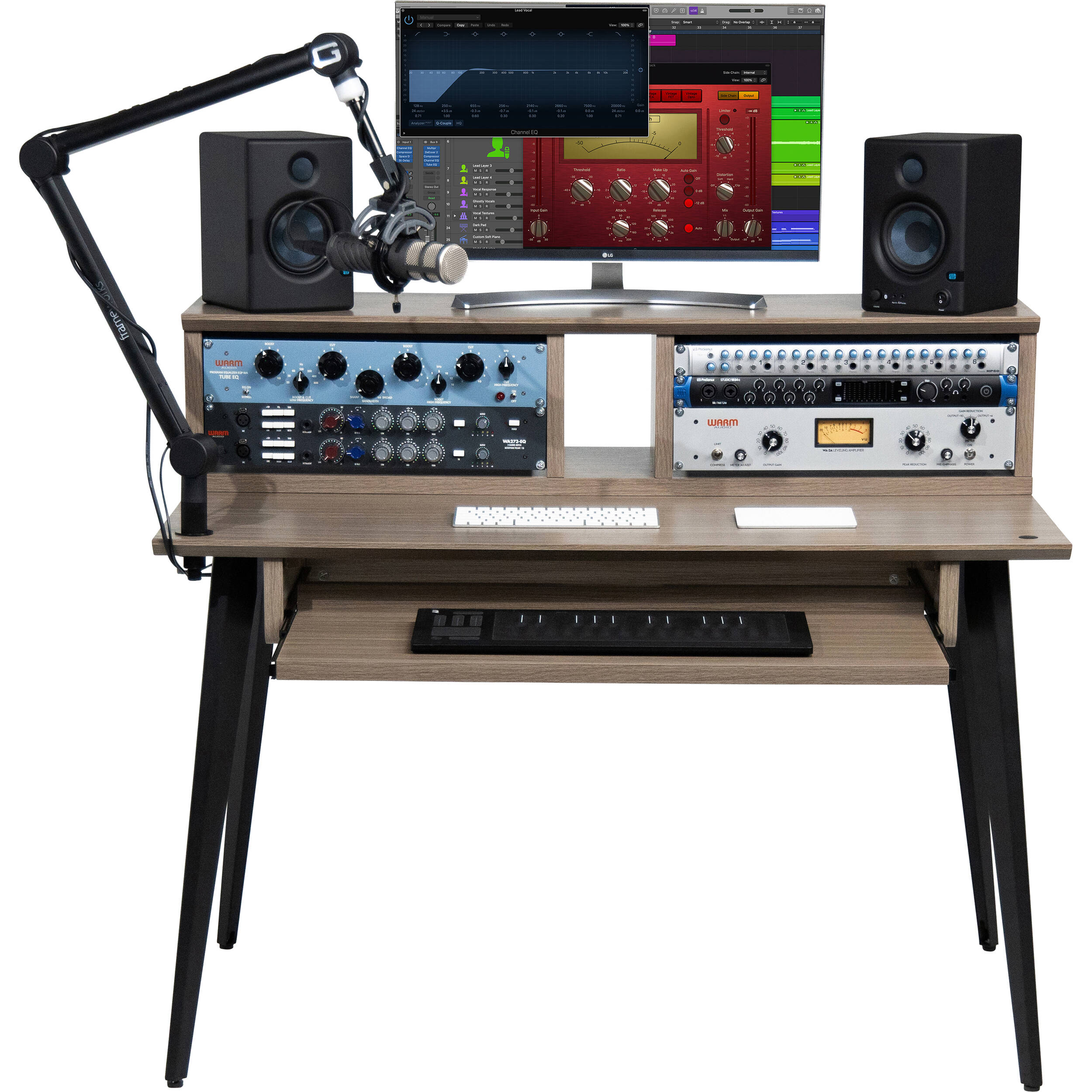 Gator Elite Series Content Furniture Desk (Gray)