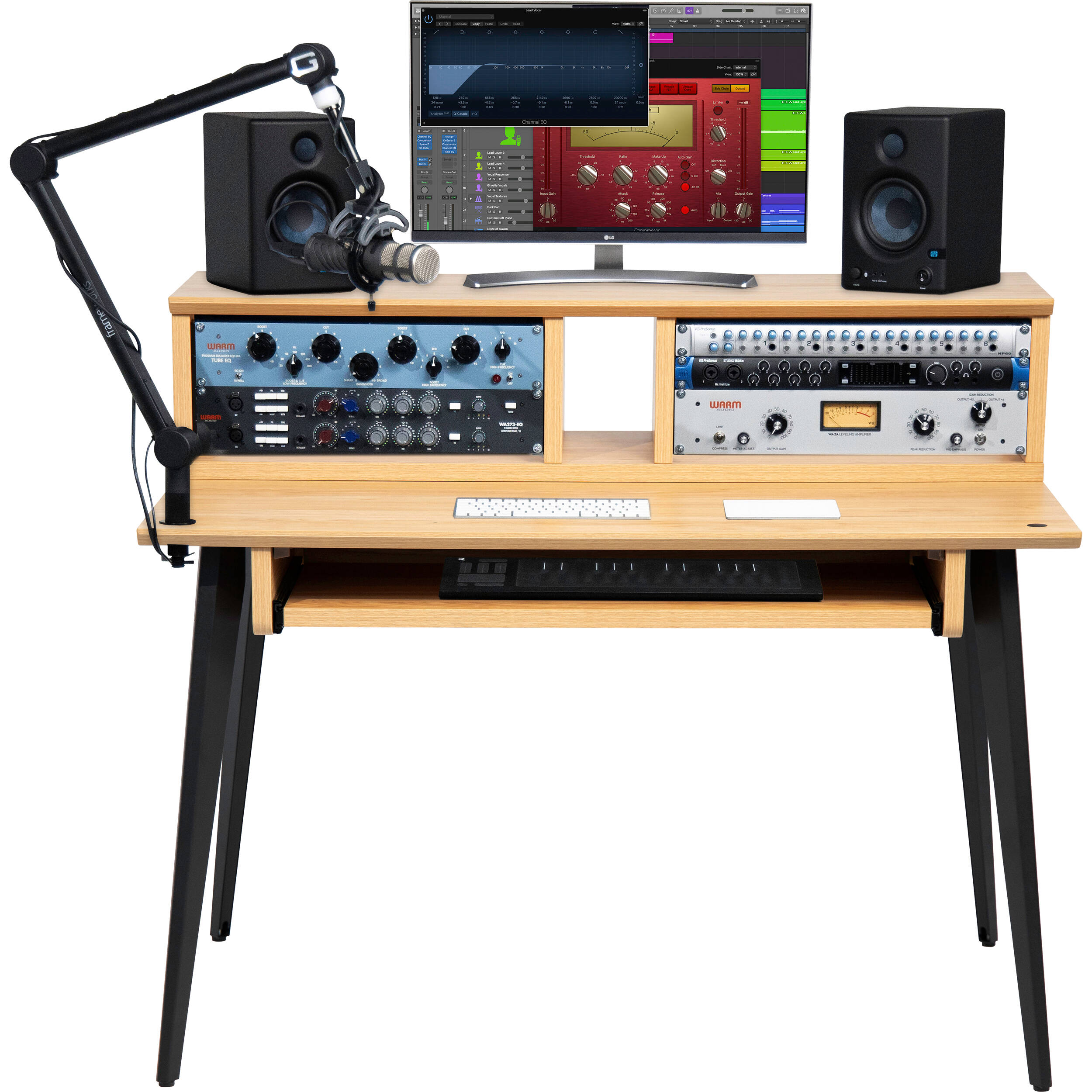 Gator Elite Series Content Furniture Desk (Maple)