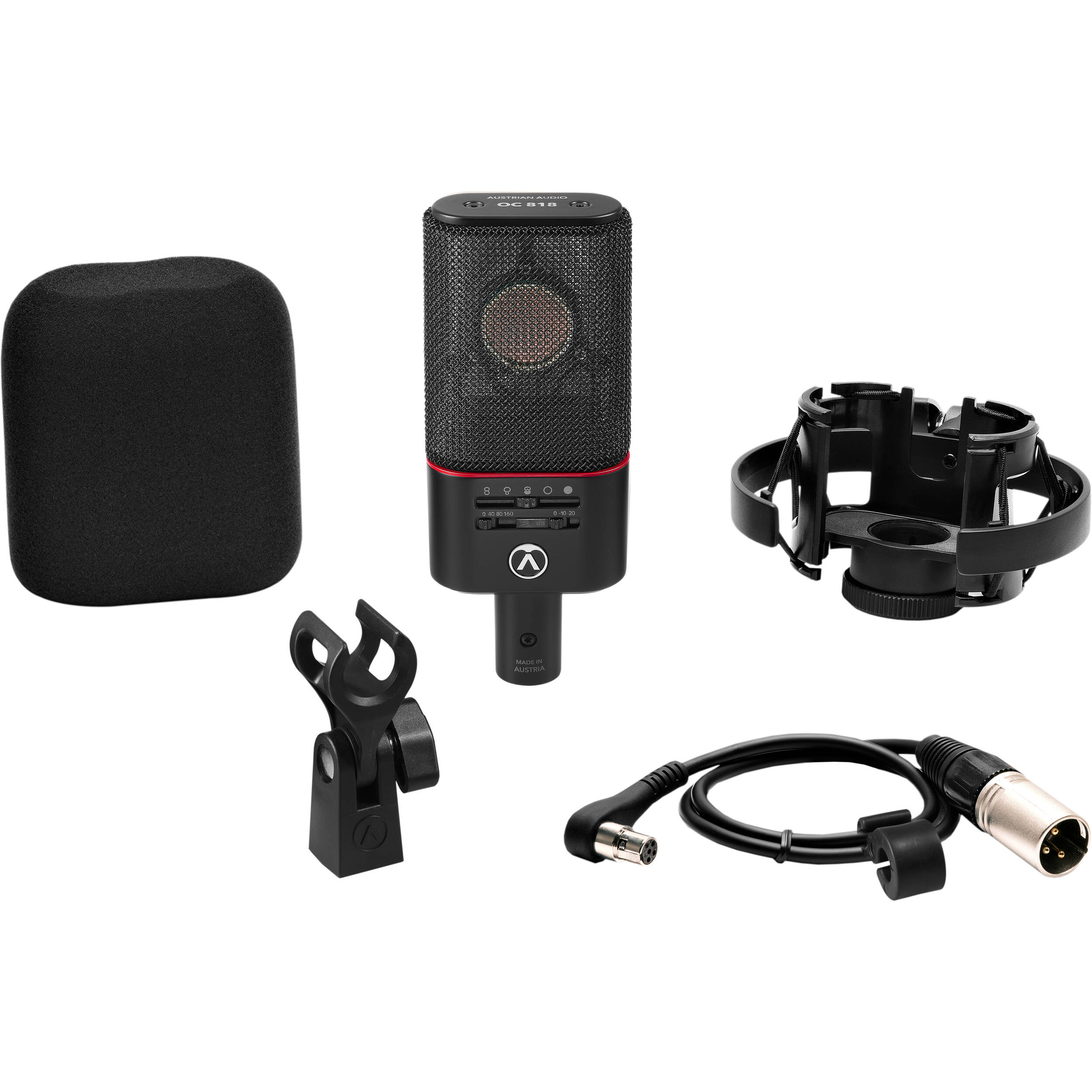 Austrian Audio OC818 studiesæt (sort)