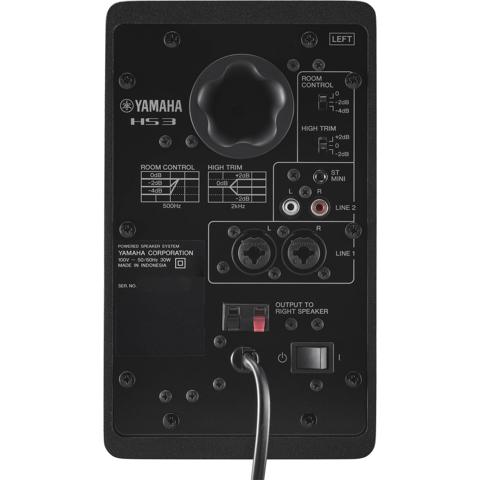 Yamaha HS3 (Par, Sort)