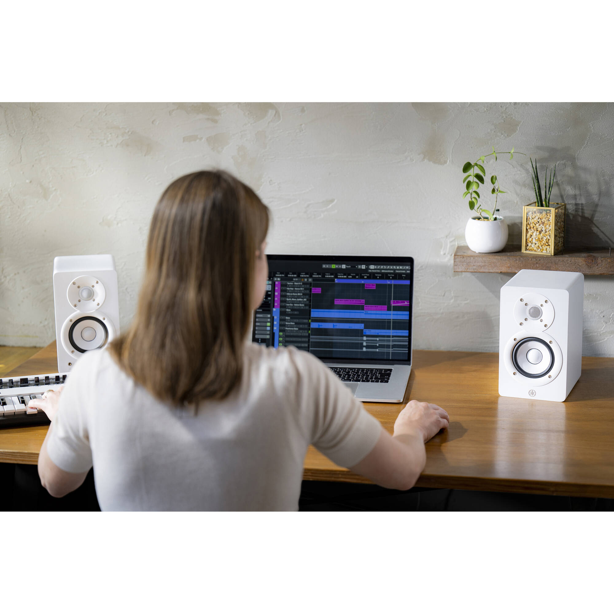 Yamaha HS4 (Par, Hvid)