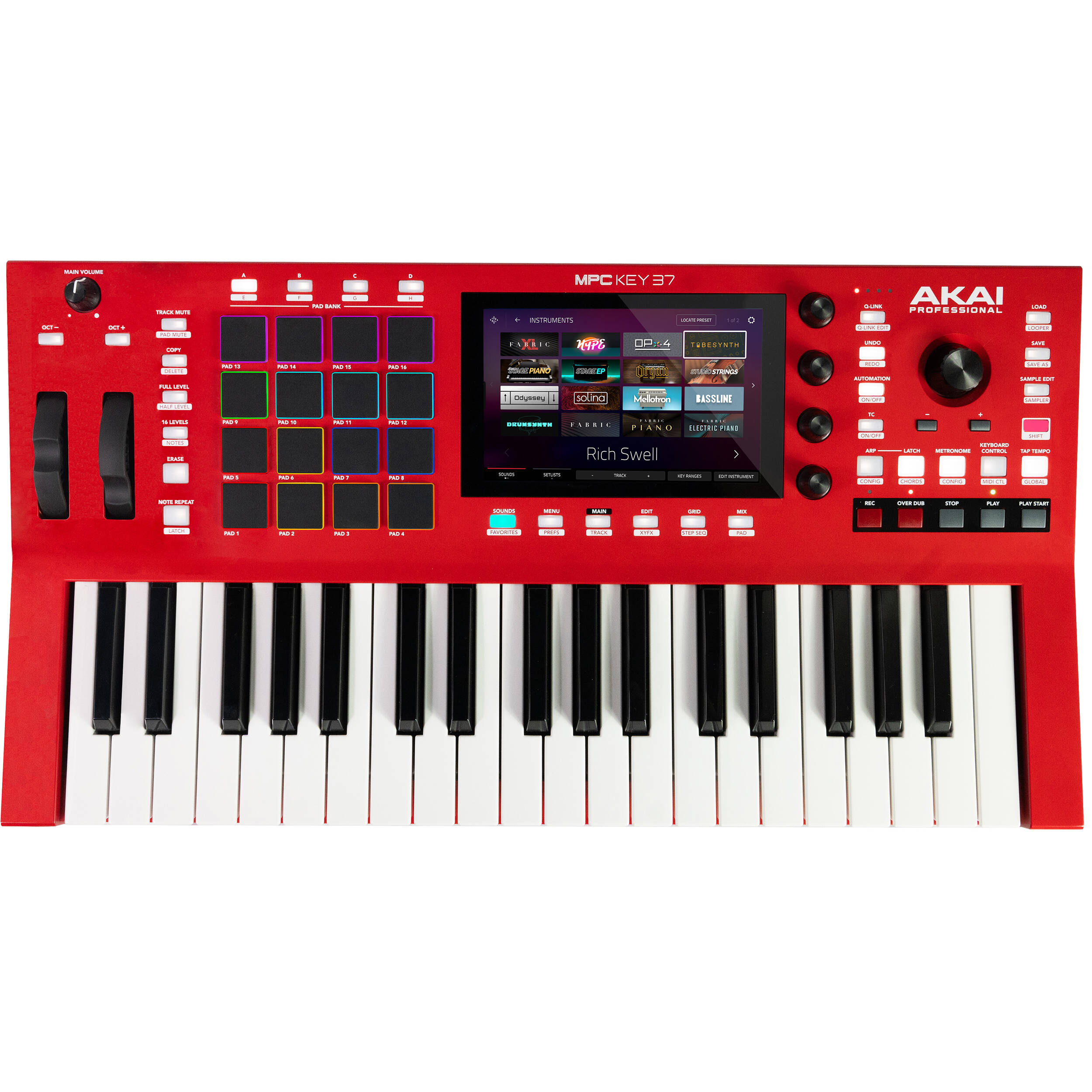 Akai Professional MPC Key 37 (Rød)