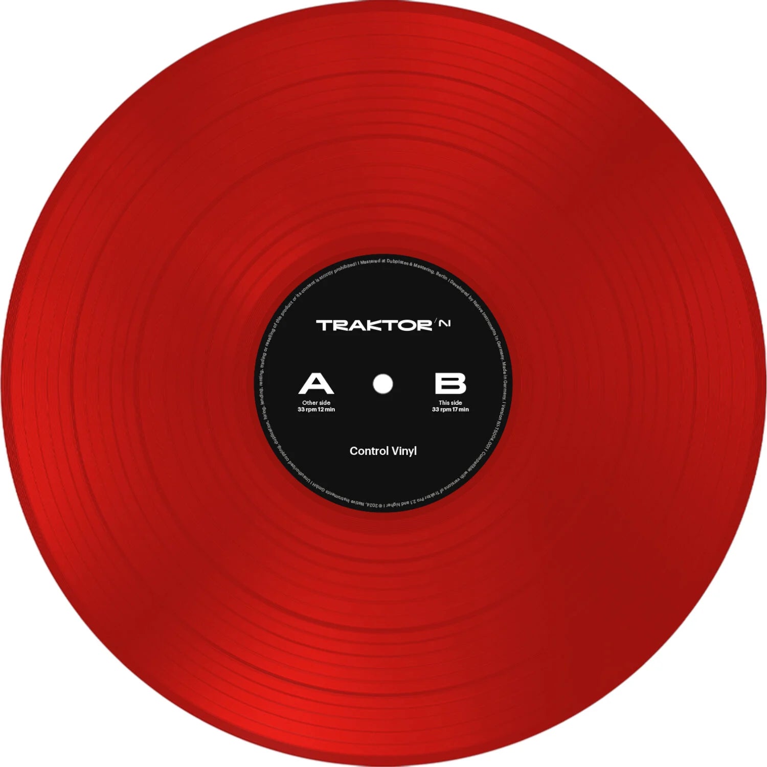 Native Instruments Traktor Control Vinyl (Sort)