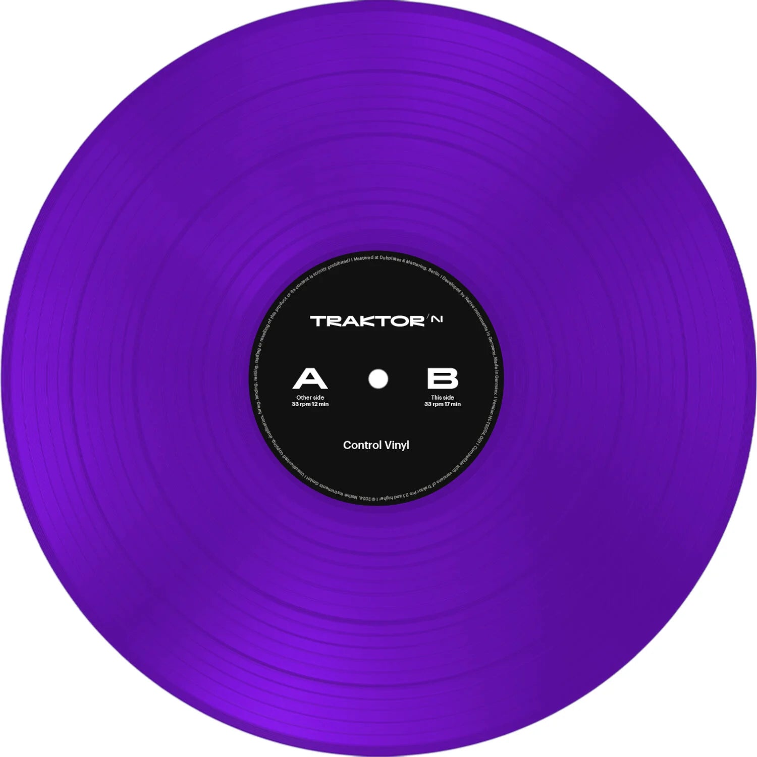 Native Instruments Traktor Control Vinyl (Sort)