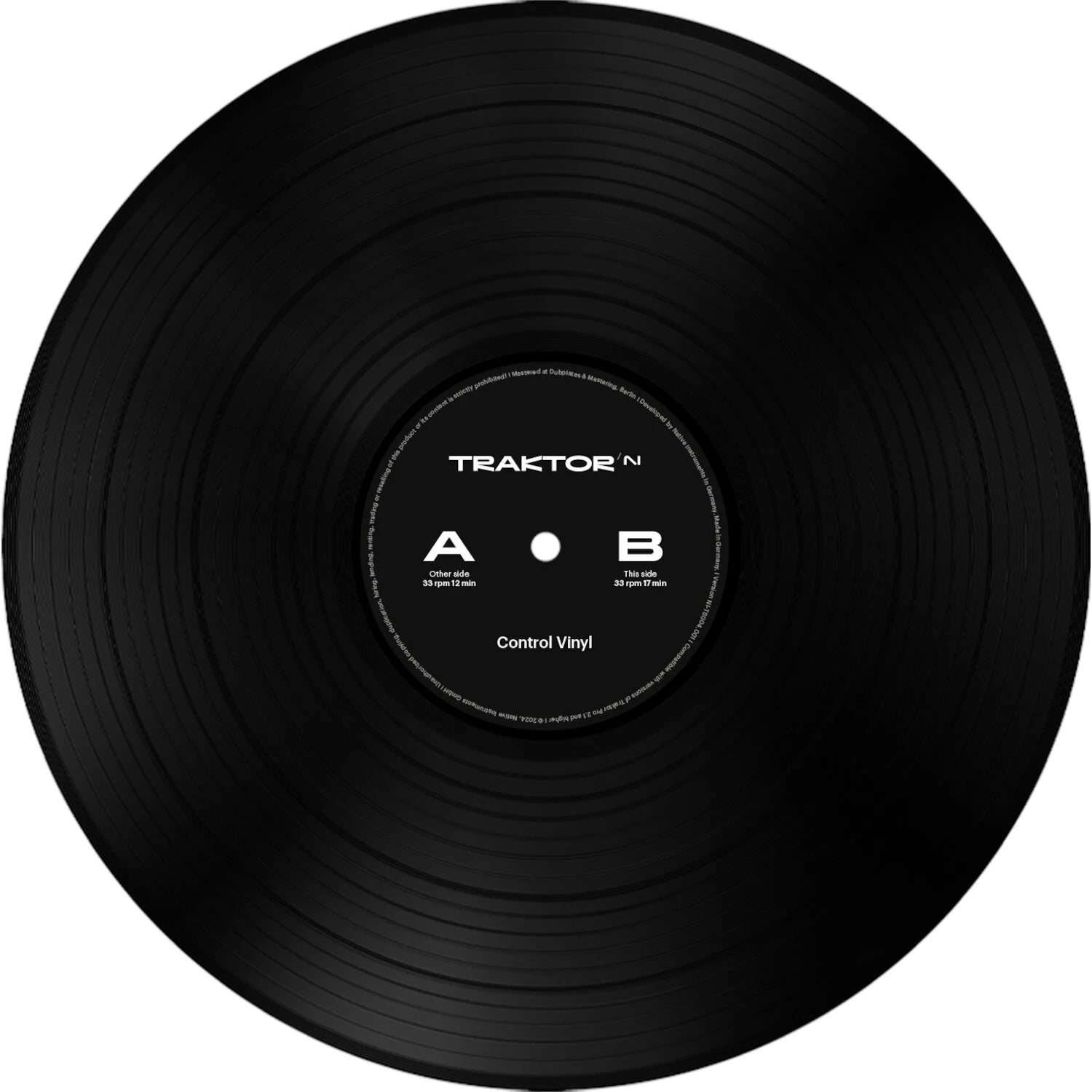 Native Instruments Traktor Control Vinyl (Sort)