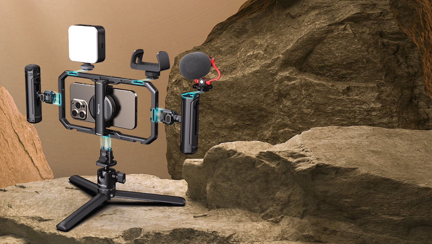 SmallRig Alt-i-et videosæt til smartphone-skabere (Quick Pro Edition)