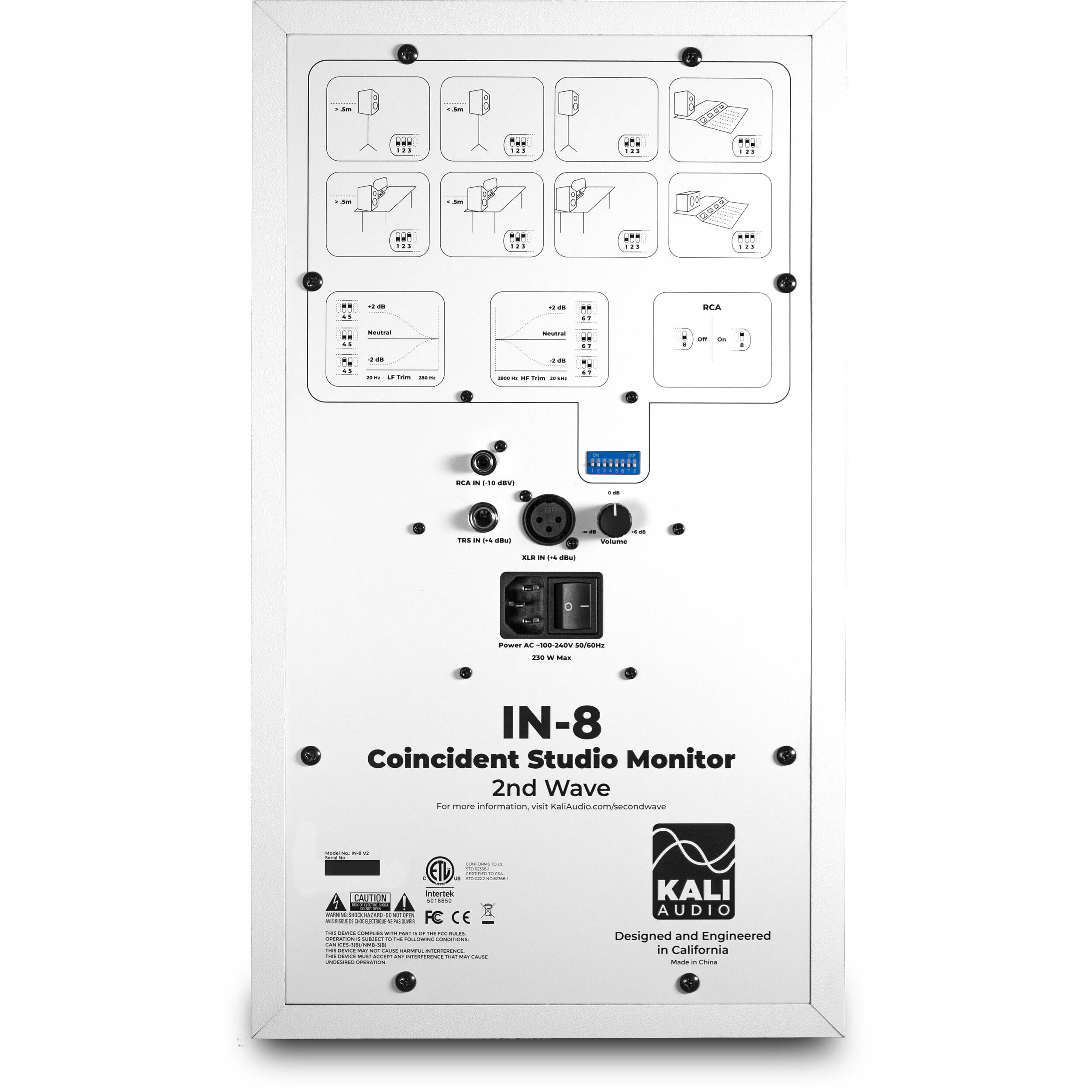 Kali Audio IN-8 V2 (Hvid)