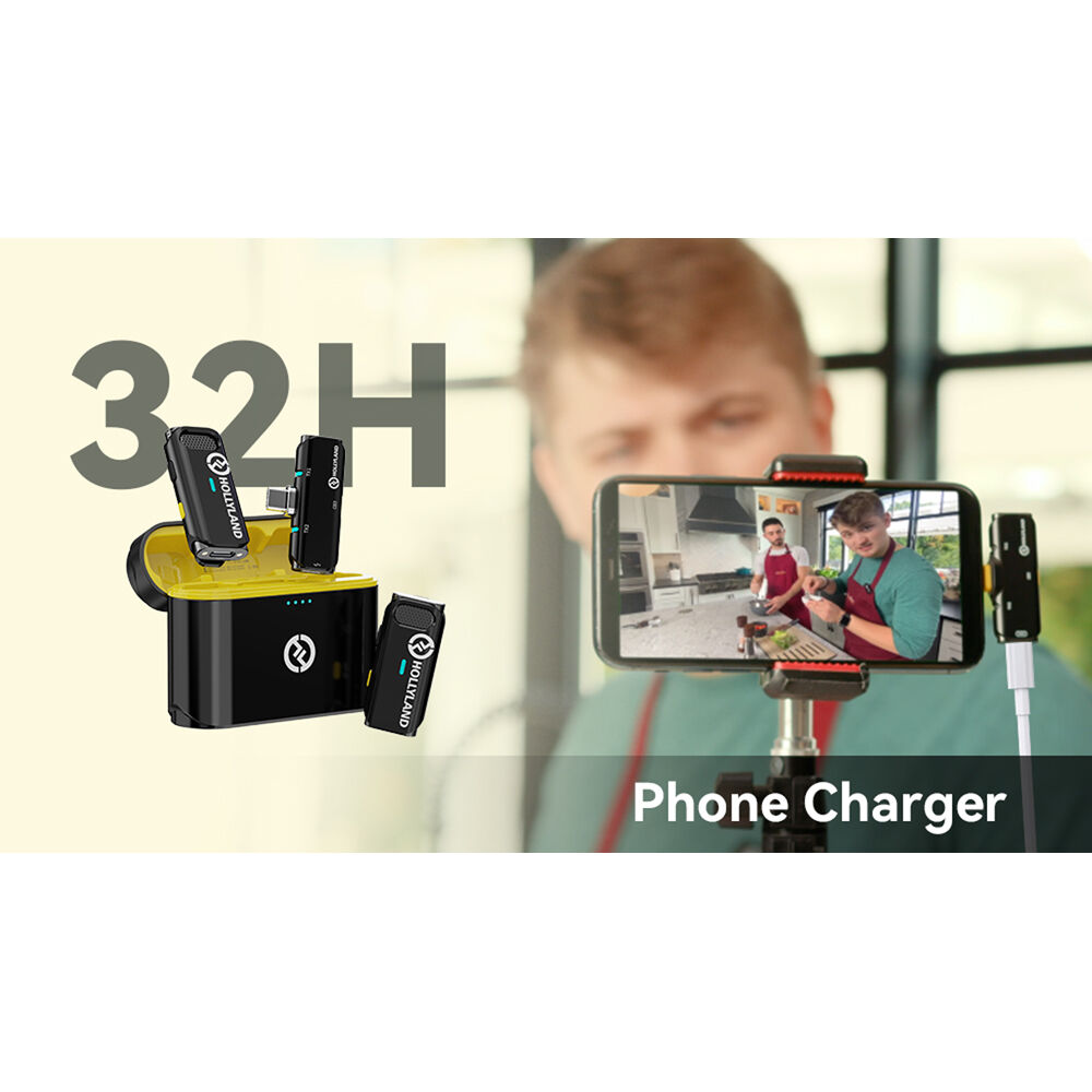 Hollyland Lark C1 Duo (USB-C, Sort)