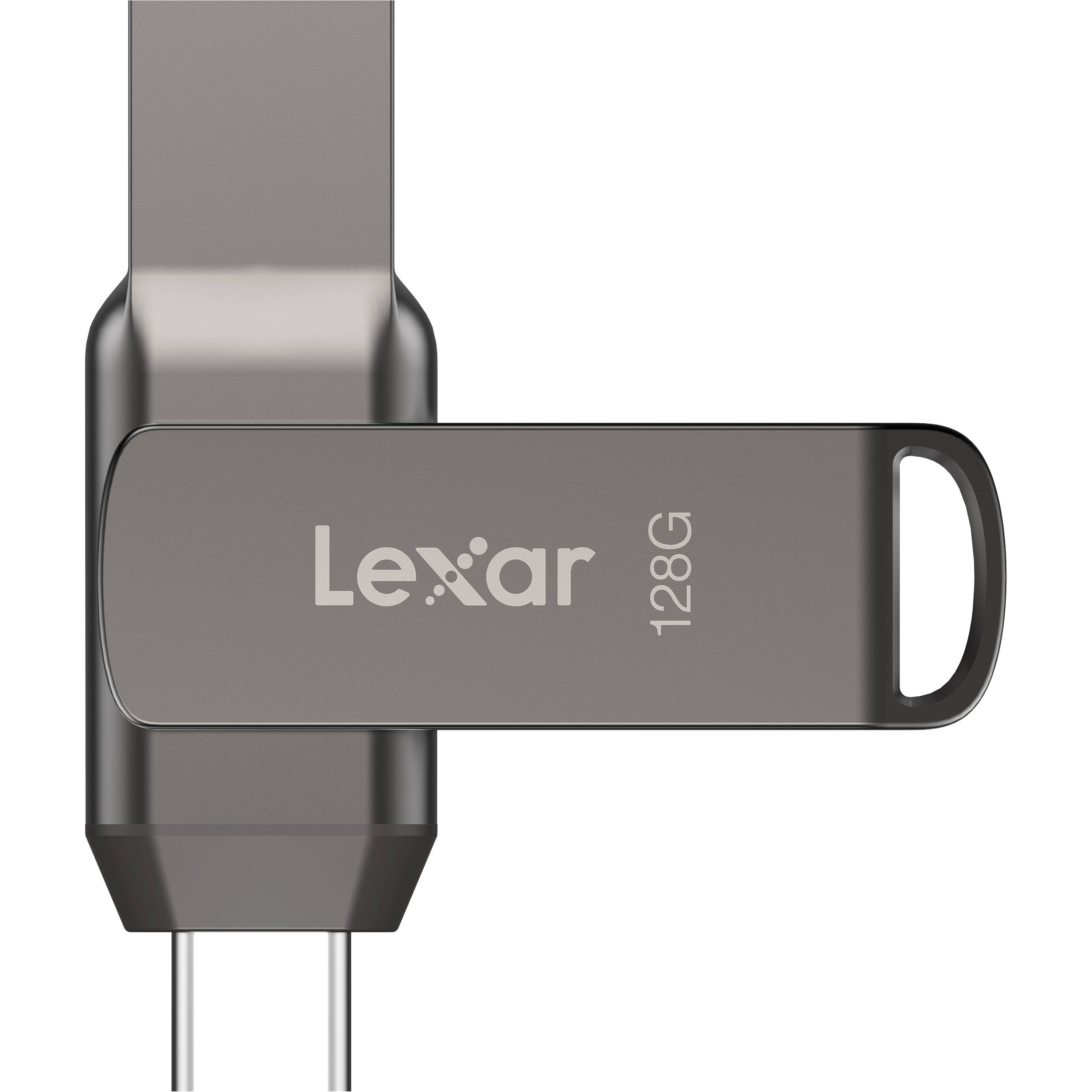 Lexar JumpDrive Dual Drive D400 128GB (USB 3.1) (2-i-1 flashdrev)