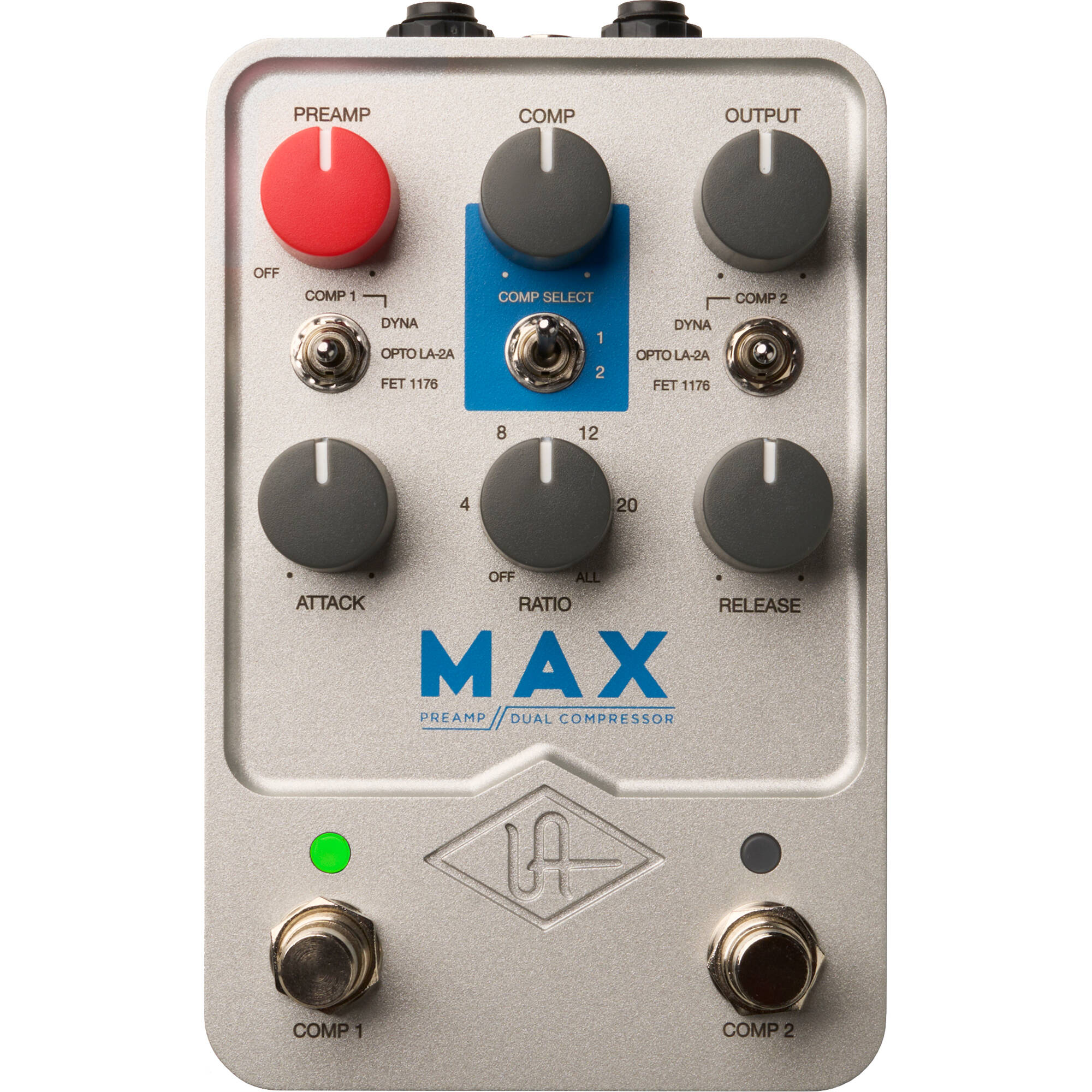 Universal Audio UAFX Max forforstærker og dobbelt kompressor
