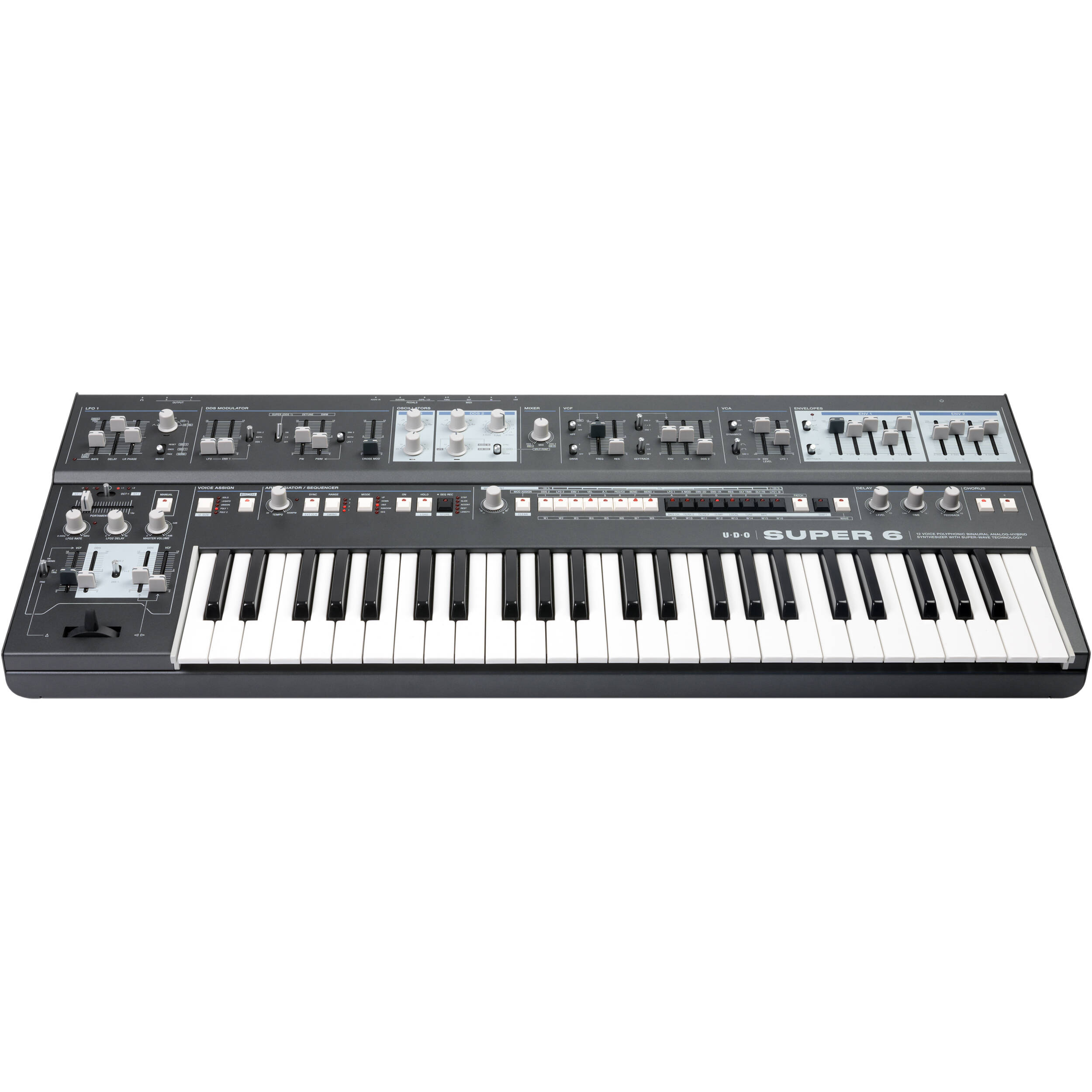 UDO Audio Super 6 keyboard (sort) 