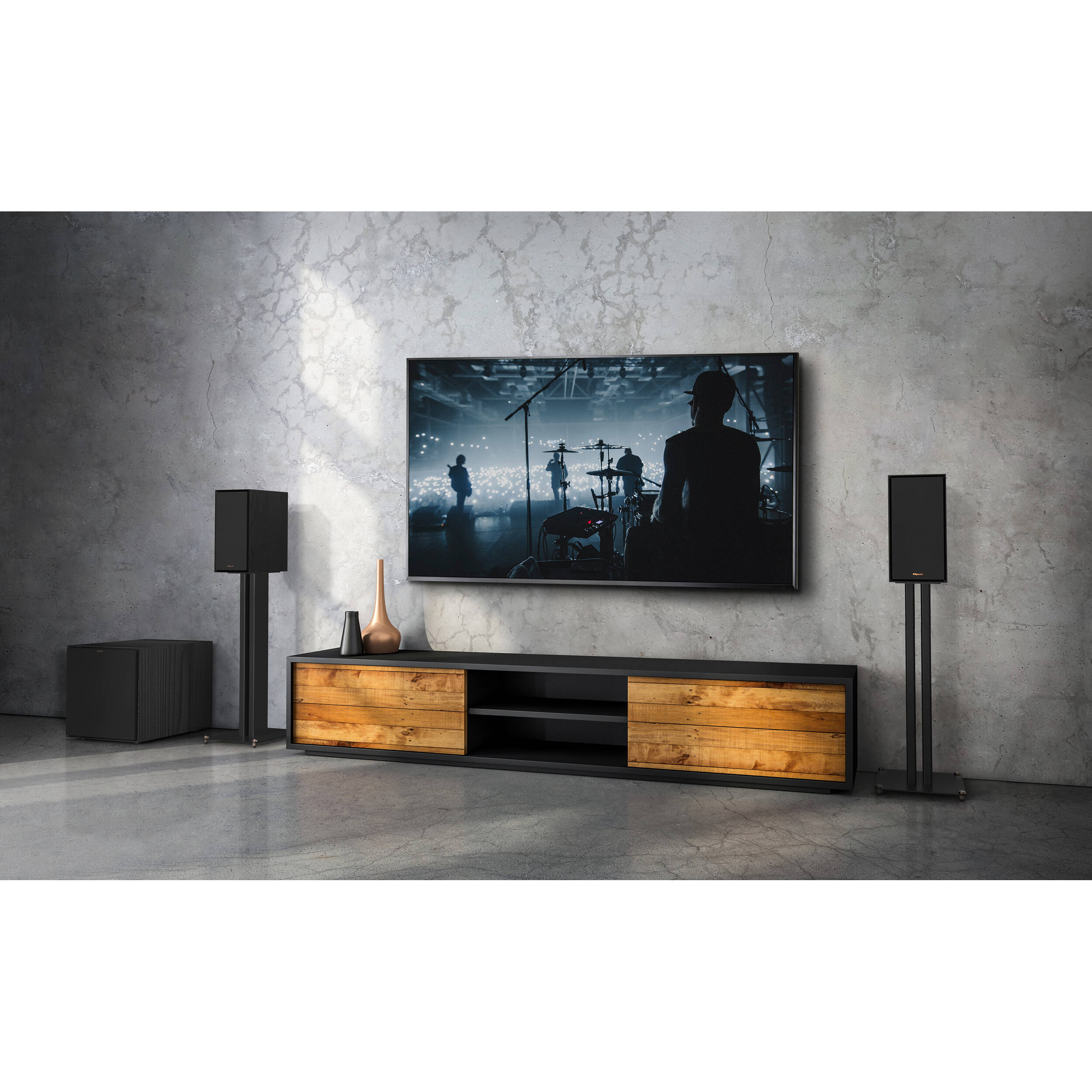 Klipsch R-50PM (Par, Sort)