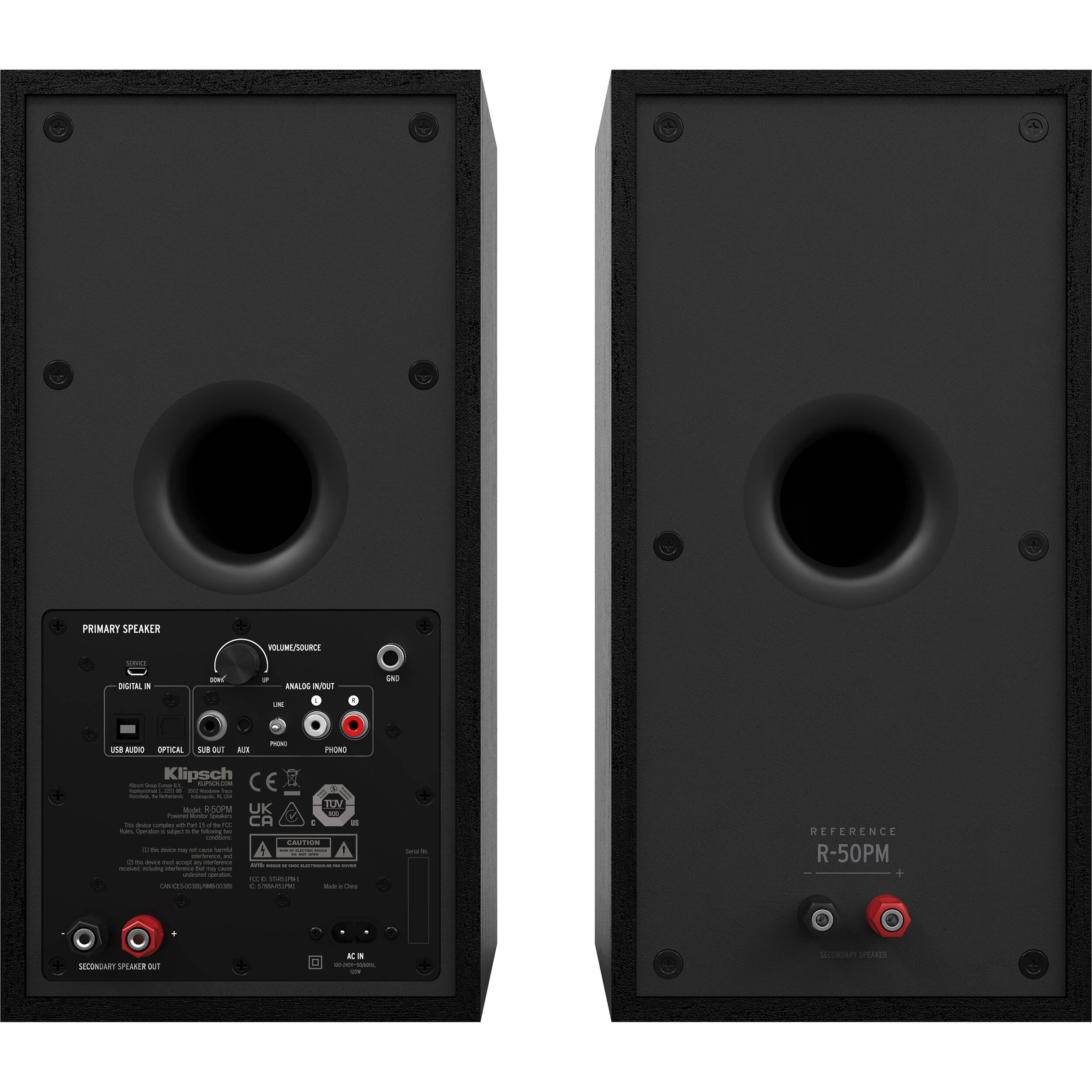 Klipsch R-50PM (Par, Sort)