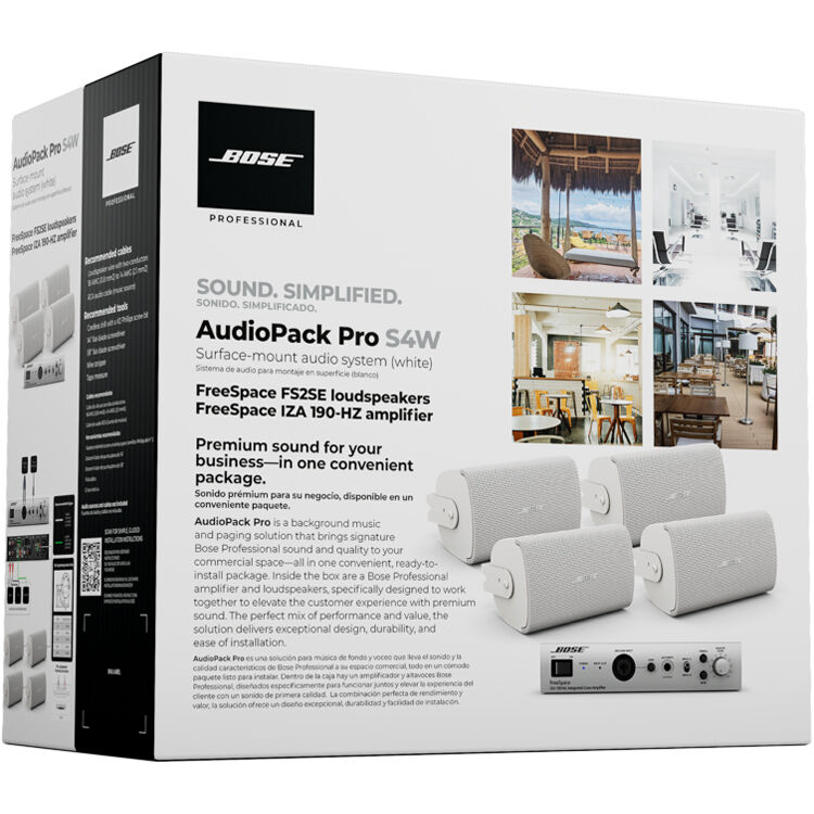 Bose Professional AudioPack Pro S4 (White)