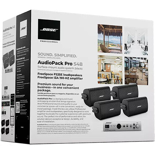 Bose Professional AudioPack Pro S4 (Sort)