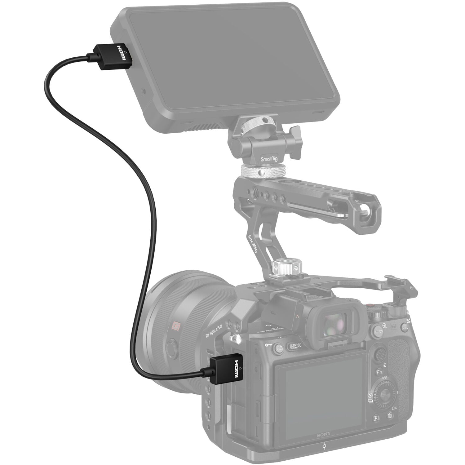 SmallRig 4K Ultratyndt HDMI-kabel 35 cm (2956B)