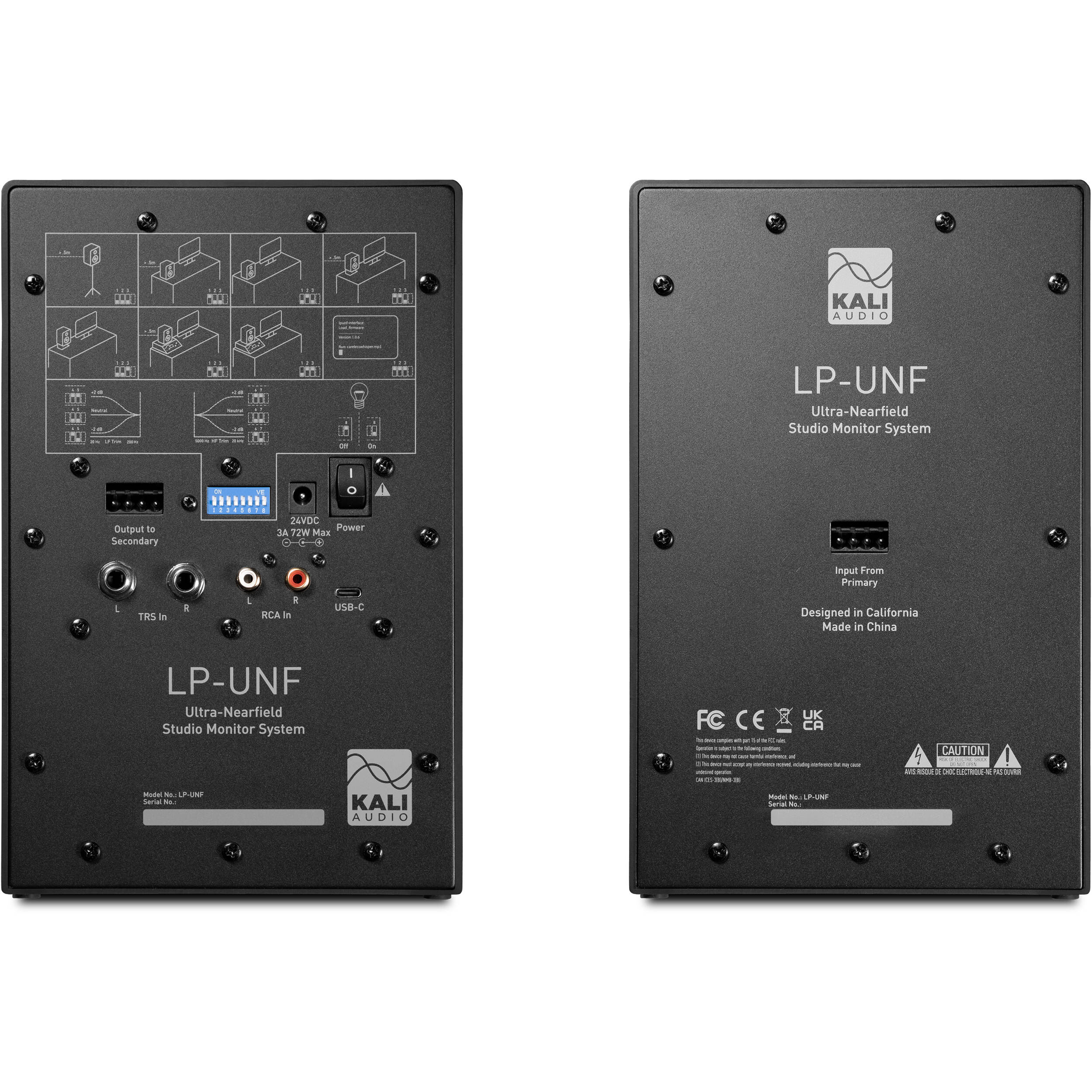 Kali Audio LP-UNF (Black, Pair)