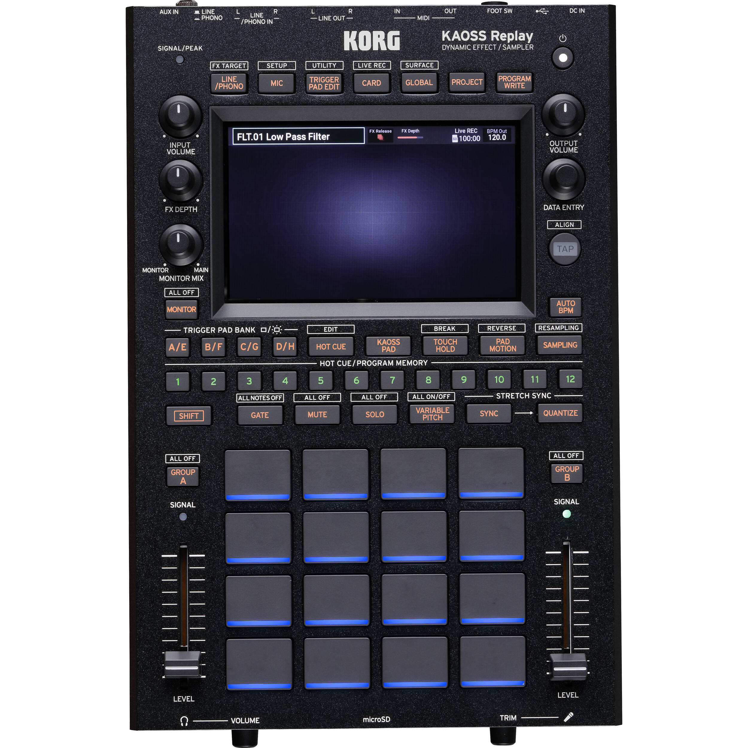 Korg Kaoss-genafspilning