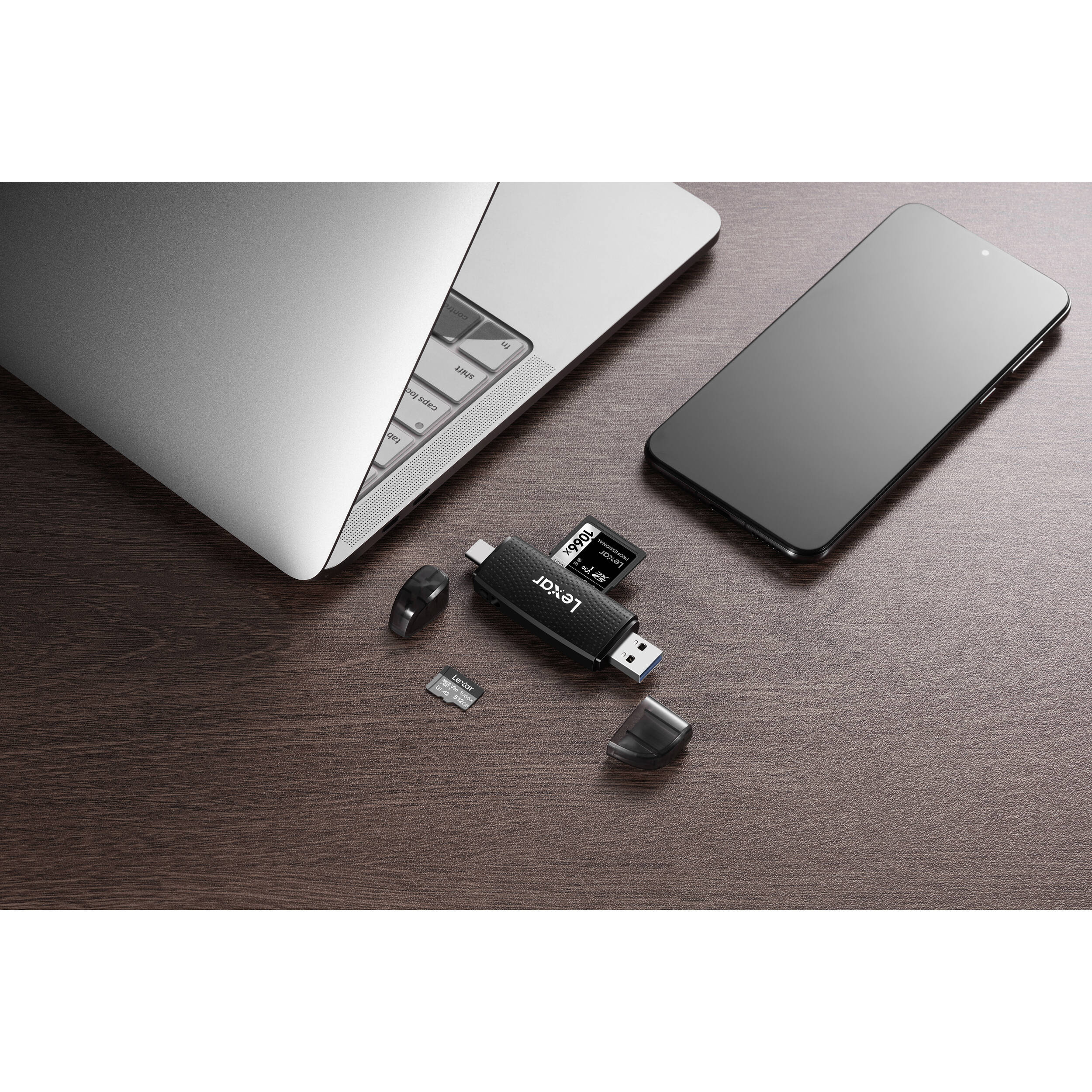 Lexar USB-A/C kortlæser med dobbelt slot (LRW310X)