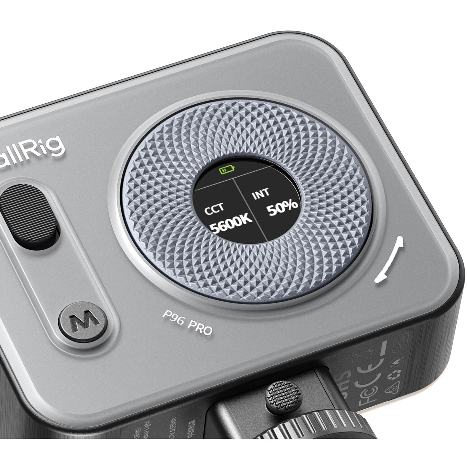 SmallRig Vibe P96 Pro Mini LED-videolampe (sort, 4660)