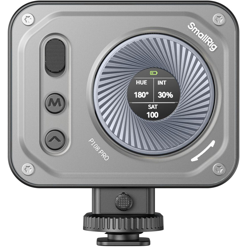 SmallRig Vibe P108 Pro Mini LED-videolampe (sort, 4661)