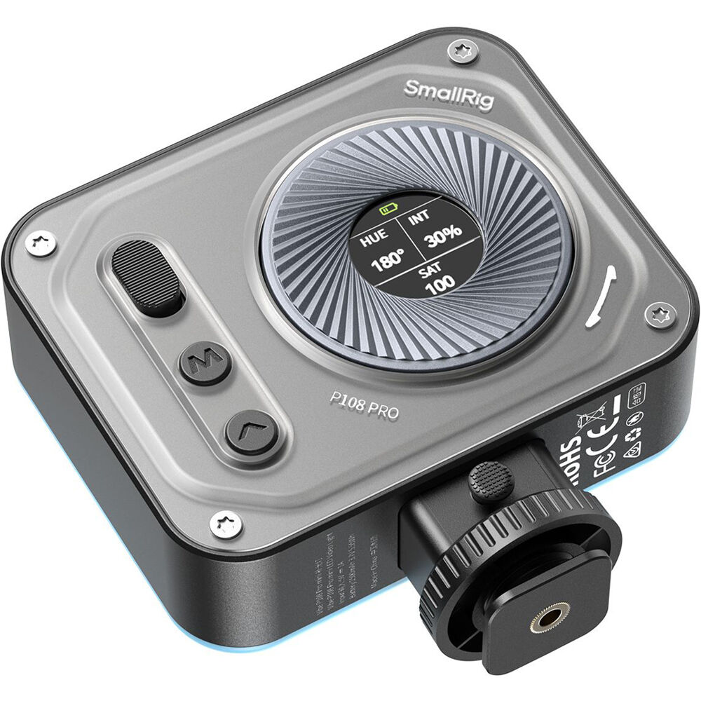 SmallRig Vibe P108 Pro Mini LED-videolampe (sort, 4661)
