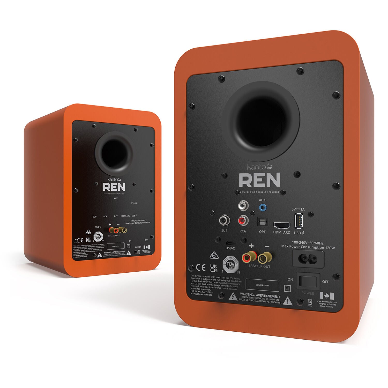 Kanto Ren (Pair, Matte Orange)