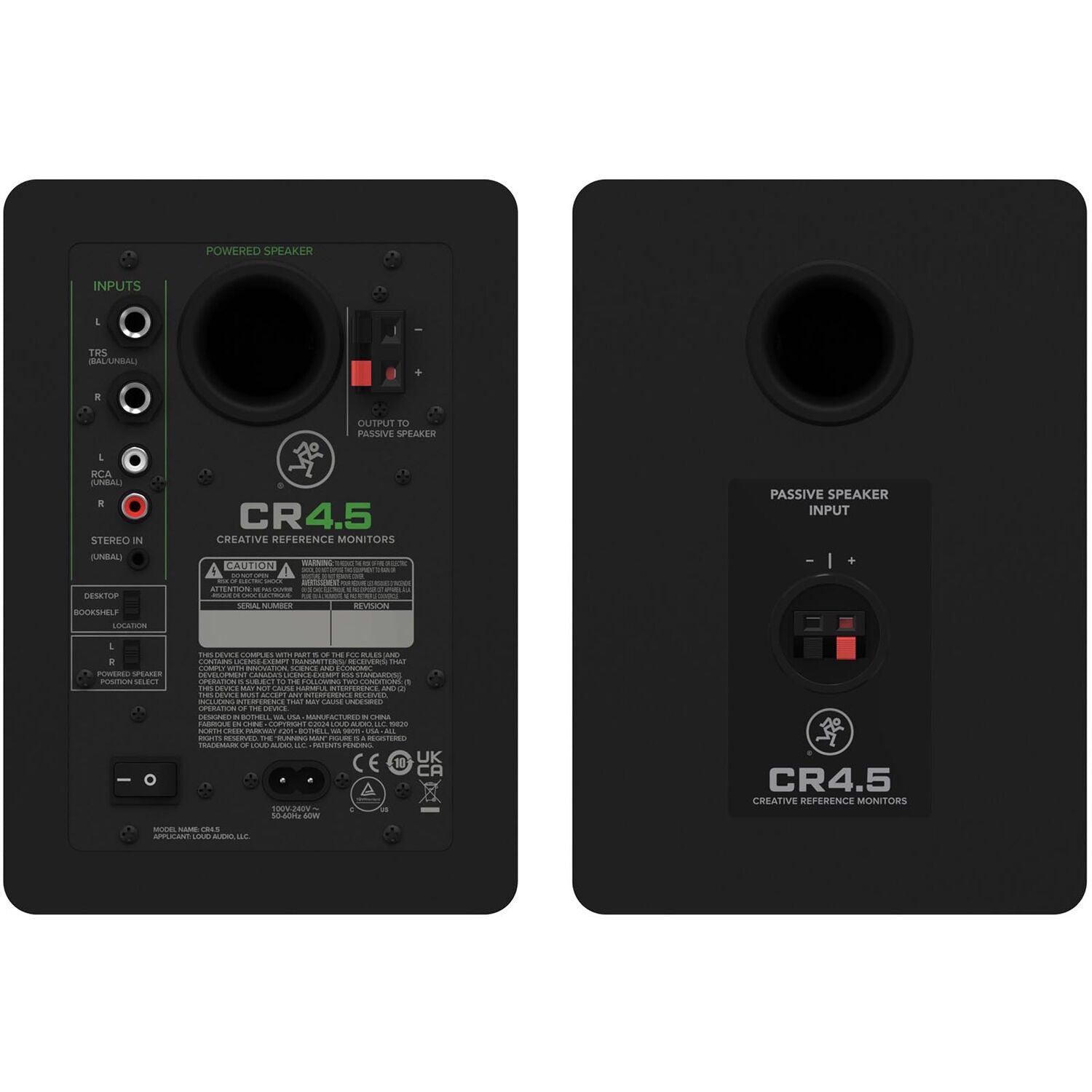 Mackie CR4.5 (Pair, Black)