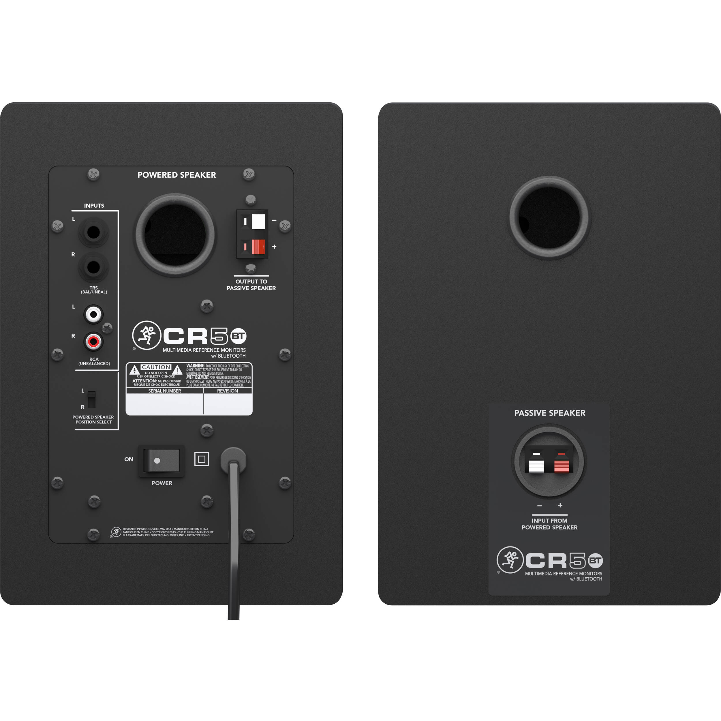 Mackie CR5BT (Pair, Black)