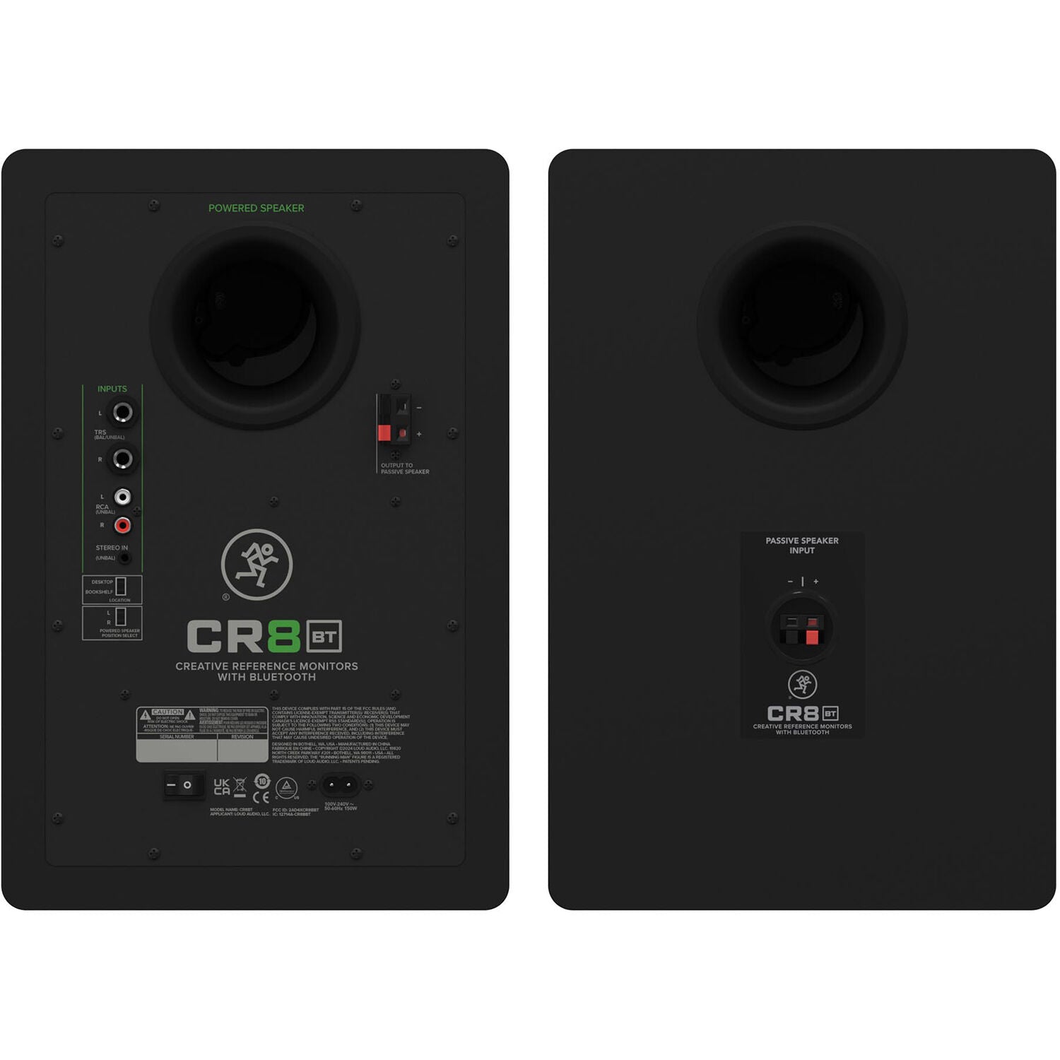 Mackie CR8BT (Par, Sort)